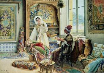 Arab or Arabic people and life. Orientalism oil paintings 189